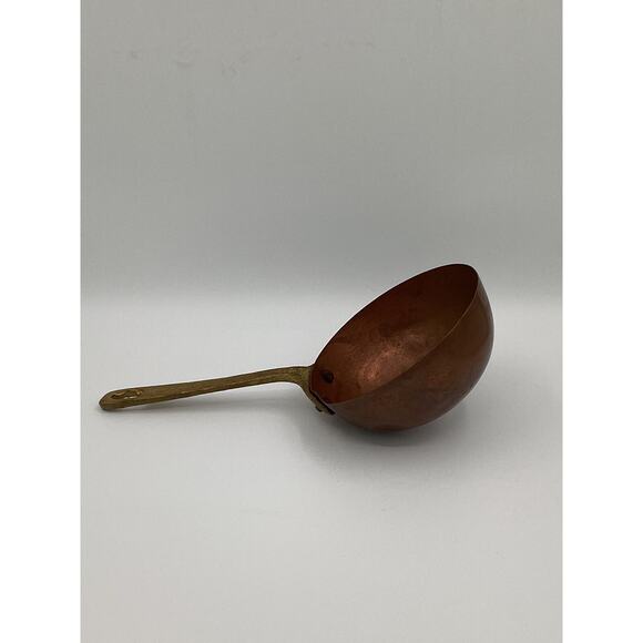 Hammered Pure Copper serving Spoon kitchen decor Hand Made VTG - Picture 3 of 5